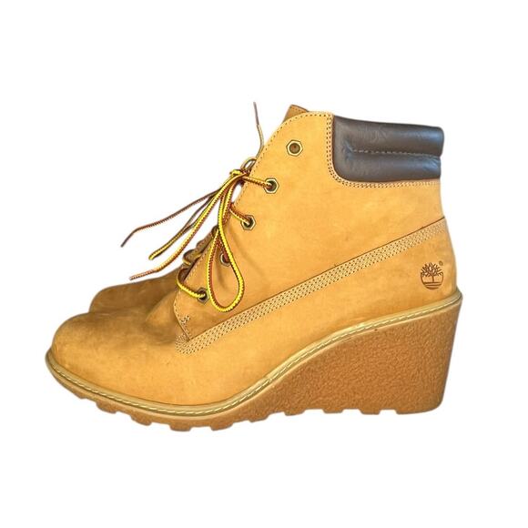 Women's Timberland Earthkeepers Amston 6" Boot Size 10 Nubuck Brown - Picture 1 of 6